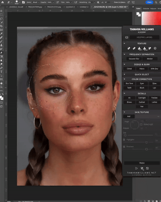Tamara Williams Academy High End Retouching made Easy
