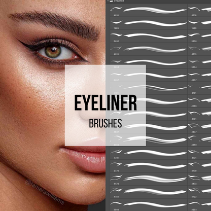Eyeliner Photoshop Brushes